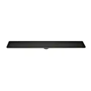 Radiant Tile Insert Linear Shower Grate - 100mm width - Matte Black - 1000mm (74mm Outlet)