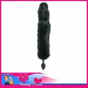 Punishment Faux Furry Fox Tail Silicone Anal Plug Cosplay Fun 4.8cm Insert 45cm