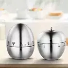 Mechanical Egg Kitchen Timer Cooking Timer Alarm 60 Minutes Stainless Steel