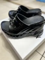 NWB GIVENCHY MARSHMALLOW BLACK SLIDES/SANDALS/39IT-9US/MADE IN ITALY