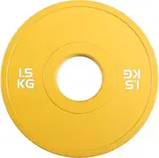 Snblzhef Gym Micro-Type Plates Dumbbell Weight Plate Rubber Fractional Weight Plates Add-on Aperture 50.4mm 1.5KG
