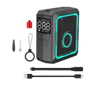 Mini Electric Bike Air Pump 150PSI Powerful Air Compressor Pressure Display5377
