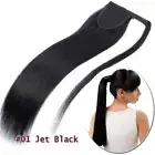 Thick Ponytail 100% Remy Human Hair Extension Wrap Around Hairpiece 22 24 26Long