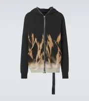[Rick Owens] Rick Owens Jumbo Gimp cotton hoodie AU 44 black