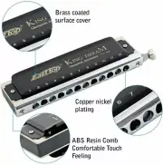 East top King Dream Chromatic Harmonica Key of C 12 Hole Professional Harmonica