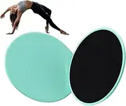 Fitness Exercise Slider Discs - Fitness Foot Balance Sliding Discs | Bright Color Fitness Sliders for Core Training, Gliding Squat, Pilates, Reverse Knee, Yoga