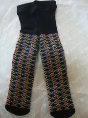 18" American Girl Doll NICKI ARGYLE KNIT TIGHT only from Red Vinyl Jumper Outfit