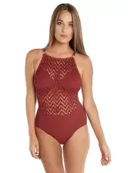 Miraclesuit Wom Brick House Suzanne One-Piece Mahogany 12