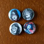 ACE FREHLEY Badge Set / The Spaceman / KISS ARMY / Rock n Roll