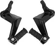 Motorcycle Foot Peg Foldable, Aluminum Footpegs Anti‑Slip Foot Rest Electric Car Bicycle Folding Passenger Footpeg Supports Fit for Victory Gunner/High Ball/Judge/Vegas