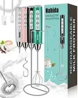 Handheld Milk Frother for Coffee with Stand， Rechargeable Drink Foam Mixer wi...