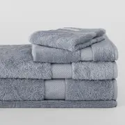Sheridan Luxury Egyptian Towel Collection in Dusty Blue/Light Grey Material: Cotton @Sheridan Rewards