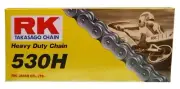 RK Racing Chain M530HD-98 (530 Series) Steel 98 Link Standard Non O-Ring Chai...