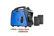1* Gentrax 1.2KW Max 1.0KW Rated Inverter Generator Pure Sine Wave + 2* VoltX 10000mAh Power Bank