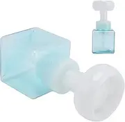Foam Pump Bottle Exquisite -Shaped Design Portable for Travel (Blue)