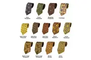 Bisley 100% Silk Tie - Shooting hunting country scenes tie - Handmade