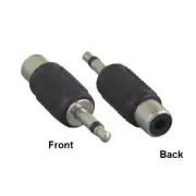 3.5mm 1/8" Male to RCA Female Mono Audio Adapter for RCA Cable to AUX Audio Devi