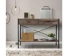 Industrial Vintage Style Wooden Hallway Console Dressing Side Table with Drawers