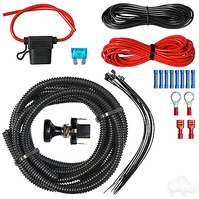 Golf Cart LED Utility Lights Wiring Kit With Push/Pull Switch