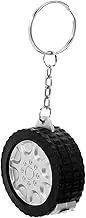 Veemoon Heat Transfer Keyring Mini Tape Measure Plastic Key Holder for Tools Fashionable Functional Design