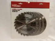 4 Pc Hyper Tough 7-1/4” Circular Saw Blade Set 24T, 40T, 60T, 140T Wood Cutting