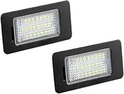 Pexorin 2PCS, for VW, for Passat, B6 B7 For Jett A MK6, for Tiguan, for Touran, for Sharan, for Golf, Car Number License Plate Light 6000k No Error License Plate Light