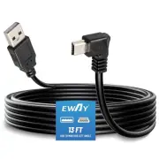 Mini USB Dash Cam Power Cable 13ft, for Rexing V1 Pro V5 V3 Byakov S6 Rove R2...
