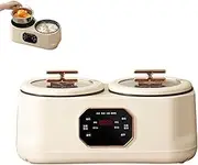Low Sugar Rice Cooker 3.4l - 6 Cooking Modes, Delayed Start, Keep Warm, 15-min Fast Cook, Non-Stick & Easy Clean, White, Healthy Electric Rice Pot for Family