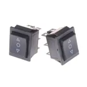 2x 6 Pins On-Off-On Rocker Switch Momentary Rocker Switch B-UU