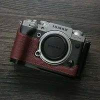 在飛比找樂天市場購物網優惠-適用Fujifilm 富士xt4快裝底座 真皮相機套 L型快