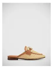 [Wittner] Aya Woven Textile Mule in Natural