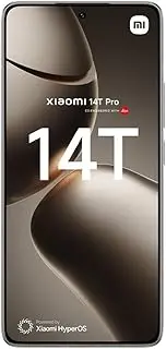 [Xiaomi] 14T Pro Smartphone 12+512GB, Leica Summilux Lenses, MediaTek Dimensity 9300+, AMOLED 6.67'' 144Hz Display, HyperCharge 120W, Titanium Grey (ES Version)