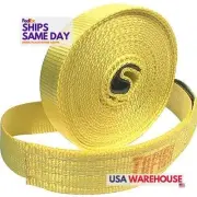 Tuflex 18-30, One Yellow Nylon 2In X 30' Tow Strap High Performance & Racing Par