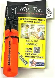 My-Tie Fishing knot tying tool from 3A Outdoors (With Safety Lanyard)