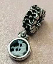 PANDORA | AQUARIUS CAMEO AGATE DANGLE CHARM ✪NEW✪ 790500CAM02 RARE RETIRED USA