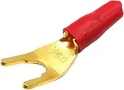 Fork Spade Connectors - Y Spade Plug | Speaker Plug Connector | Speaker Spade Terminal Connectors | Screw Locking Speaker Cable Plug for Audio, Television, Computer