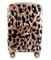 Marcy McKenna Hard Side 22" Spinner Hamptons Collection -Modern Leopard NWT