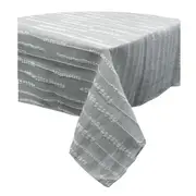 Perline Grey Jacquard Polyester Tablecloth (Square, Rectangle)