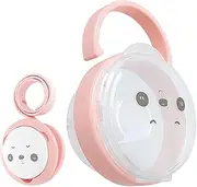 Holder - Pacifier Holder | Baby Pacifiers case | Panda Pattern Soother Chain Box Set with Dustproof Cover | Portable Toddler Supplies for Boys Girls Travel Outdoor