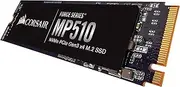 Corsair Force MP510 960GB NVMe PCIe SSD M.2 3480/3000 MB/s 700/280K IOPS 720TBW 1.8M hrs MTBF AES 256-bit Encryption 5yrs 1TB