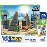 Tile Town Jurassic World Dino Escape Magnetic Tiles Playset