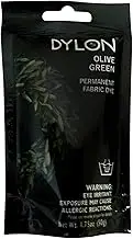 Dylon 87003 Permanent Fabric Dye, Olive Green, 1.75-Ounce