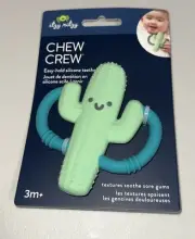 Itzy Ritzy Chew Crew - Cactus Silicone Teether - For 3 Months +