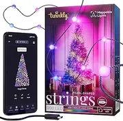 [Twinkly] Strings AUB-C – 200 Pearl-Shaped RGB LEDs, Green Wire, AUB-C