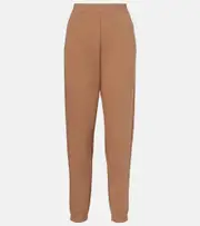 ['S Max Mara] 'S Max Mara Violino cotton-blend sweatpants UK 14 yellow