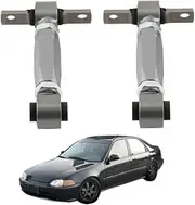 ALCYBD Adjustable Rear Suspension Camber Control Arm Kit Compatible for Honda Civic 88-00 Integra Adjustable Rear Upper Compatible for Integra 90-01 92 Automotive Control Arms and Parts