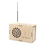 DIY FM Radio Model Wood Science Project Steam Model for Children Teens4970