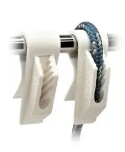 Folbe 1" 25mm Boat Fender Hanger Adjuster Clip for Rail Mooring Lines Pair F034