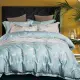 【Betrise草泥馬樂園-藍】雙人-植萃系列100%奧地利天絲八件式鋪棉兩用被床罩組