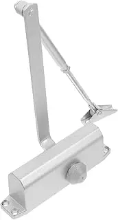 FELTECHELECTR Automatic Hydraulic Door Closer Heavy Duty Aluminum Alloy Spring Mechanism for Quiet Closing Tool for Various Door Secure Reliable Closure